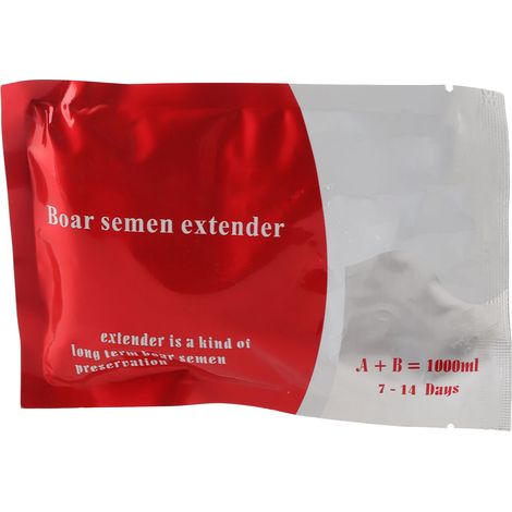 Poudre de dilution de sperme pour porcs, supplément nutritionnel en poudre pour sperme de verrat, diluant pour sperme de verrat, action prolongée de 7 à 14 jours. (1/5)