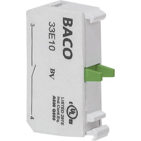 BACO 33E01 Kontaktelement 1 Öffner tastend 600 V 1 St. (1/2)