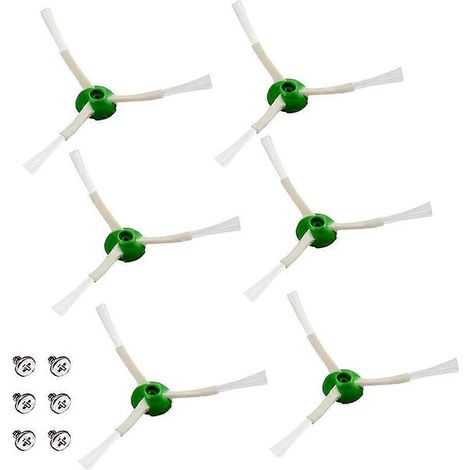 brosses latérales triangulaires pour robot aspirateur iRobot Roomba i7 / i7+ / i8+ / E5 / E6 / E7 / j7 - Pièce de rechange ( ) (1/5)