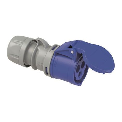 prise mobile - droite - 16a - 2p+t - 200 à 250v - ip44 - bizline 701111