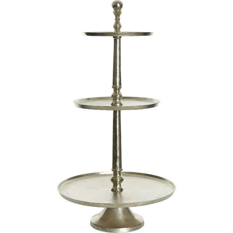 Etagere Aluminium silber 43 x 81 cm Etagere