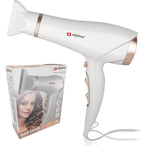 alpina Sèche-cheveux Blanc H29xl8.5xL30cm (1/5)