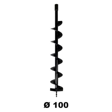 St Pierre Du Champ – Mèche Ø100mm x 80cm pour tarière thermique – Acier – Compatible avec tarières 51.7CC – Coupe nette sans éclat
