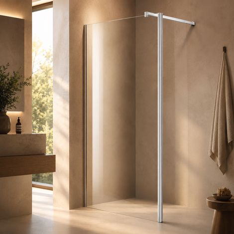 Paroi de douche Fixe 120 cm - Transparente (1/5)