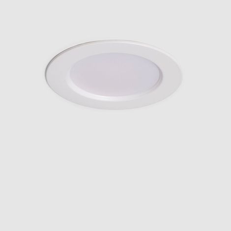 Downlight LED 6W Circular Chip OSRAM Aero 110 lm/W LIFUD Corte Ø 80 mm 2700K Blanco Cálido