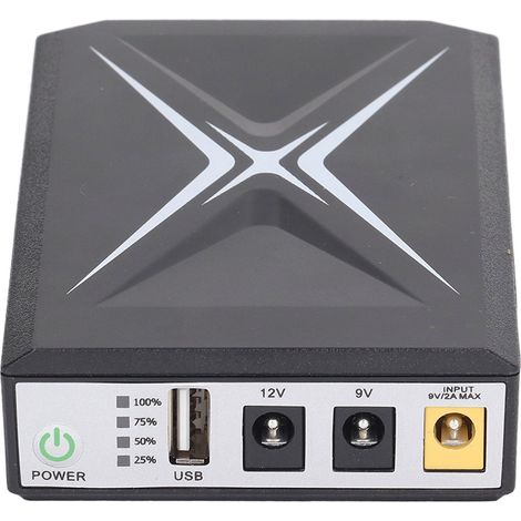 Mini-USV-Akku mit 10400 mAh – Unterbrechungsfreie Stromversorgung für Sicherheitskameras, Router und WLAN (1/5)