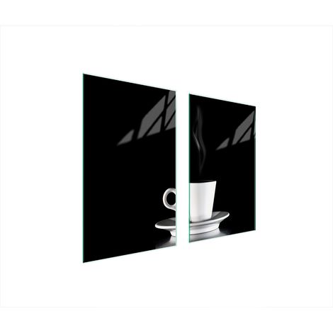 GLASSCHUTZPLATTE FÜR HERD 75x52 KAFFEE (1/5)