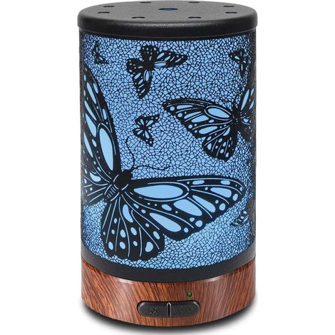 Diffuseur d'huiles essentielles ultrasonique, humidificateur silencieux pour spa et yoga (1/4)