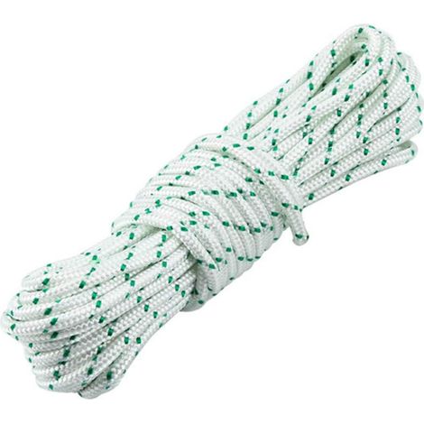 Cordon de lanceur à rappel de 4 mm, cordon de traction de 10 m, convient aux tondeuses à gazon Stil et Ryobi Artisan Bans S, cordon de lanceur universel de 4 mm, 10 m. (1/3)