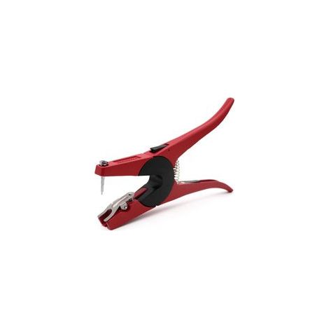 Pince Applicateur pour éTiquettes D'Oreille pour BéTail, Cochon, ChèVre, Mouton, Animaux - Outil Universel - Pince Perforatrice - Fournitures Agricoles (Rouge) (1/5)