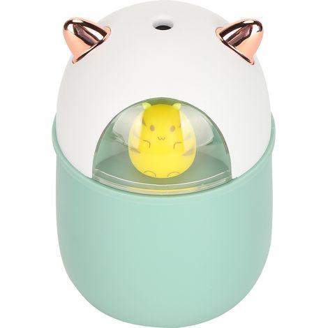 USB Home Humidifier Portable Cute Cartoon Moisturizing Mist Humidifier (Green) (1/5)