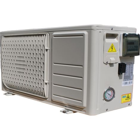 Piscine Center O'Clair – Pompe à chaleur piscine 9 kW R32 – Pour bassins jusqu'à 50 m³ – Débit 4m³/h – COP 5.69 – Coque métal durable (1/2)