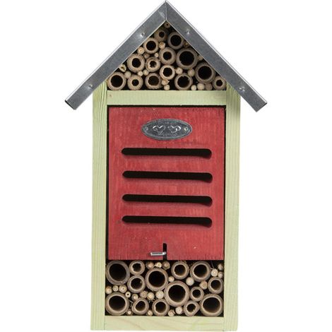 Hôtel à insectes, taille M, H 29 cm. abeilles , coccinelles.. - animallparadise