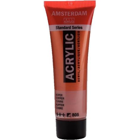 Peinture acrylique jaune - AMSTERDAM - 20 ml - Jaune - Séchage rapide - Résistante à la lumière - Résistante à l'eau (1/2)