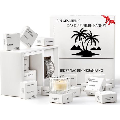 Cadeaux pour femmes : Coffret de 12 bougies parfumées - Message caché révélé à la combustion - Cadeau d'anniversaire, cadeau pour la fête des mères, cadeau pour une amie (1/5)