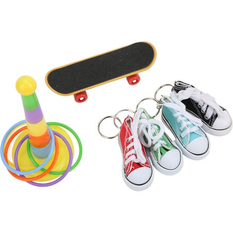 Anneaux en toile pour chaussures d'entraînement à mâcher, jouets pour oiseaux, cage à oiseaux, jouets à mâcher pour perroquets et calopsittes (1/5)
