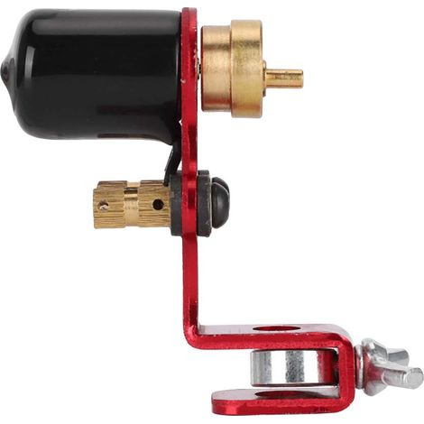 Machine de Tatouage Rotative Professionnelle - Moteur Puissant pour Débutants, Outil de Shading Alliage Rouge (1/5)