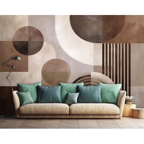 Fototapete Kunst Deco Abstrakt, für Wohnzimmer und Schlafzimmer, 150 x 105 cm – Komplettset inkl. Kleister & Anleitung (1/5)