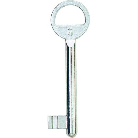 Clé N°2 pour serrure Optimum – Clé pour cylindre – Matériau acier – Usage professionnel – Compatible avec serrures THIRARD