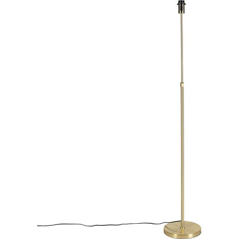 QAZQA Vintage Floor Lamp Adjustable Gold - Parte