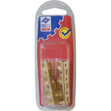 CERNIERA APPLICARE OTTONE S/R B.2 - 55 MM