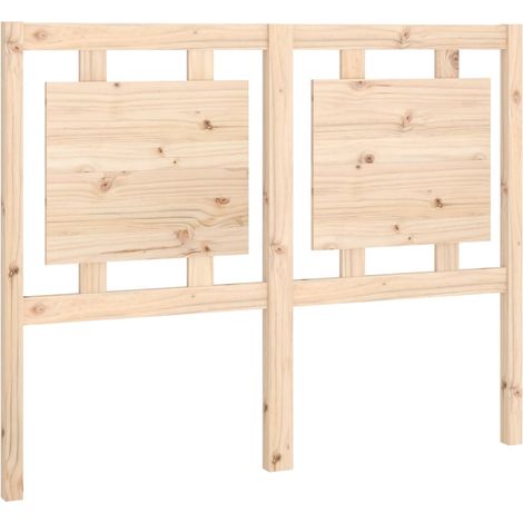 Testiera per dormire accessorio per camera da letto 125,5 x 4 x 100 cm in legno di pino massiccio TDL0206759