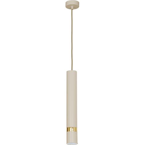Lampada a sospensione Reno crema oro 1xGU10 8W Luminex