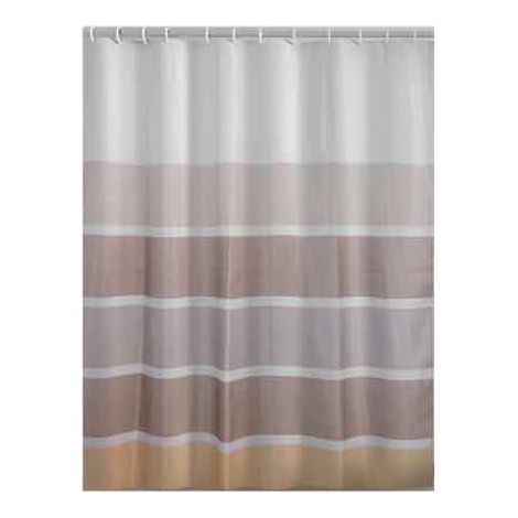 TENDA DOCCIA IN POLIESTERE 'SPIAGGIA' 180x200 cm - Beige/Marrone - GEDY (1/2)