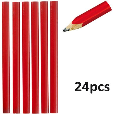 Paquet de 24 crayons de charpentier (1/2)