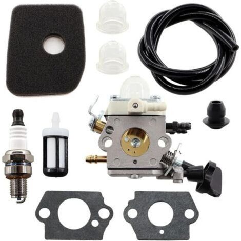Kit carburateur avec filtre à air et bougie d'allumage pour souffleur de feuilles Stihl BG86 SH56 SH56C SH86 SH86C BG86CE BG86Z BG86CEZ. Remplace ZAMA C1M-S261B, 4241 120 0616.