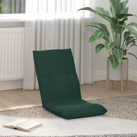Sillón ajustable Verde oscuro Terciopelo (1/5)