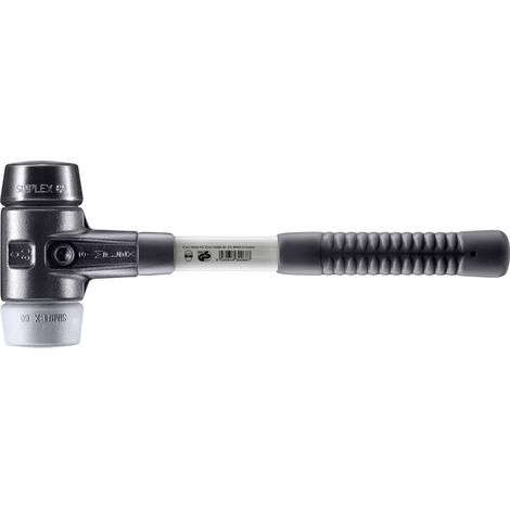 HALDER SIMPLEX Hammer aus gefülltem Gummi / TPE mittel mit verstärktem Tempergussgehäuse und Glasfaserstiel - D=60 mm - 3723.060 (1/5)