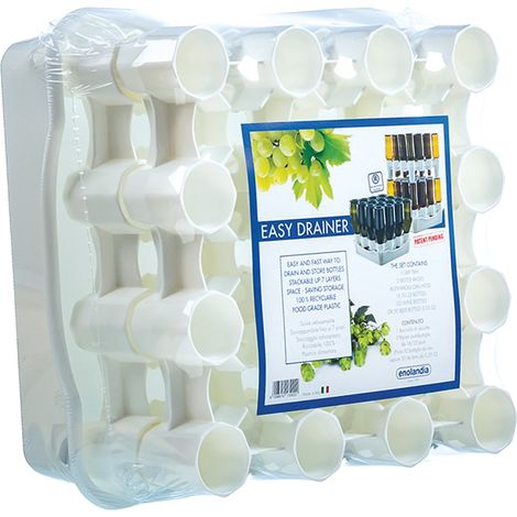 SCOLABOTTIGLIE COMPONIBILE CON BACINELLA 50 / 32 posti - ENOLANDIA (1/3)