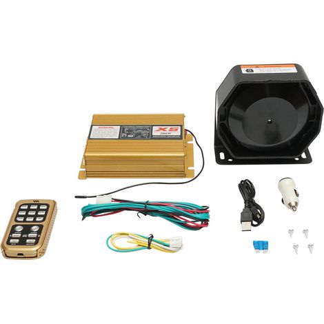 Sirena wireless 12V 200W con altoparlante e microfono Breckner Germany (1/5)