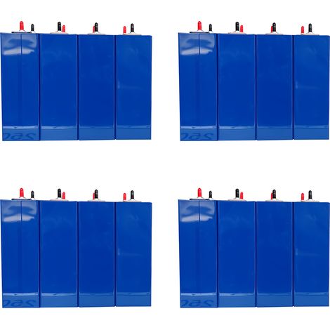 16x DJ314 314Ah Grade A LiFePO4 3,2V 8000x cellule batterie lithium fer phosphate