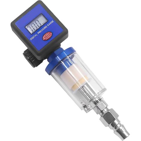 1 Régulateur de pression, manomètre numérique, séparateur eau huile, accessoire pistolet peinture, atelier (1/5)