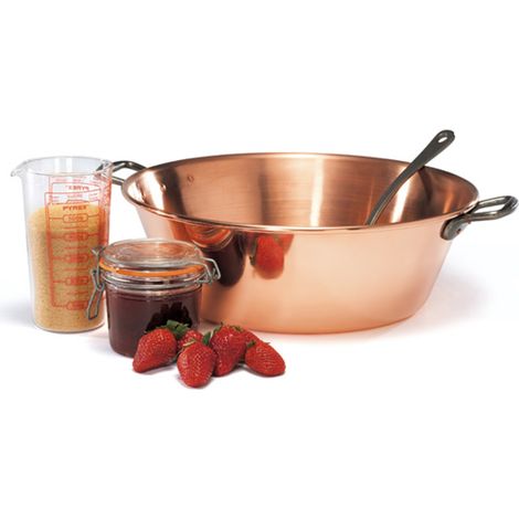 Baumalu - Bassine à confiture 38 cm lisse anses fonte (1/2)