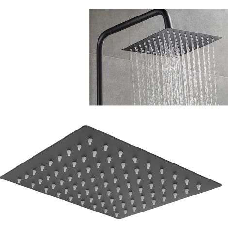 Pommeau de douche en acier inoxydable à 4 jets, jet ultra-mince. (1/5)