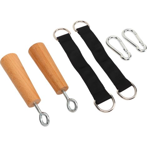 Poignées d'Entraînement en Bois pour Renforcement des Avant-Bras et Prise Solide - Accessoire de Musculation pour le Grip et les Exercices de Force (1/5)