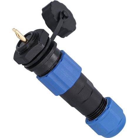 Connecteur prise avion 2 broches 380V 10A, fiable, résistant à l'oxydation, durable, compact, pour machines à commande programmée. (1/5)