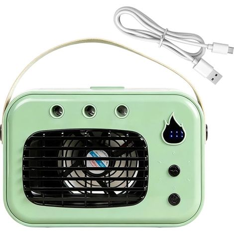 Ventilateur De Table Pour Dortoir Refroidissement de Pièce avec Poignée Ventilateur Table Domestique Pour Propriétaires Locataires Bureau À Domicile Dortoirs Chambre Étude Garage Atelier Apparte (1/5)