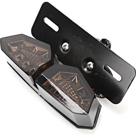 Feu arrière multifonction rétro pour moto, clignotant LED, feu stop arrière (1/5)