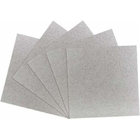 5Pcs Plaque à Micro-ondes Couvercle de Guide d'ondes Plaque de Mica Universelle pour Four à Micro-Ondes Feuille de Mica 1210cm Facile à Découpé pour Réparer Micro-Ondes (1/5)