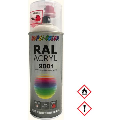 Peinture Acryl Blanc Crème Séchage Rapide, Haute Couvrance - Motip Dupli France