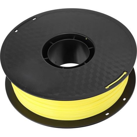 Filament PLA 1,75 mm, matériau d'impression plastique pour imprimante 3D, précision 0,03 mm, accessoire jaune (1/5)