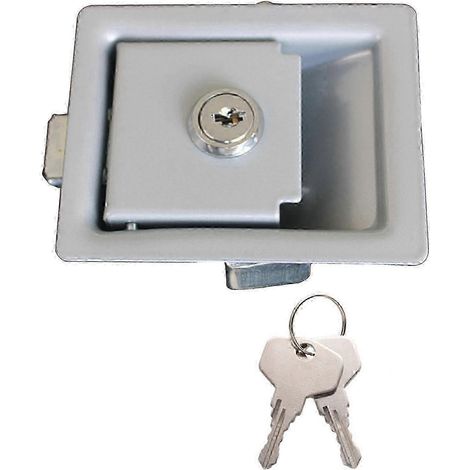Serrure à pression pour porte d'entrée de camping-car, caravane, bateau ou véhicule de loisirs. (1/5)