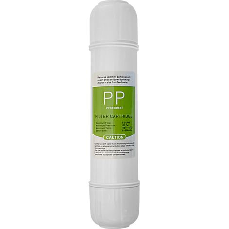 Cartuccia Filtro in Spugna di Polipropilene PP33 attacco fast 3/8” STI