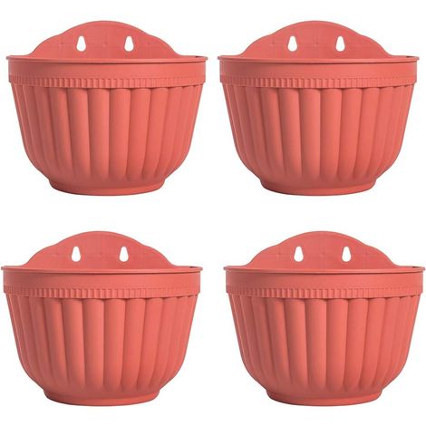 Pots de Fleurs à Suspendre au Mur Vertical pour Jardin, Salon, fenêtre, intérieur ou extérieur, pour Cuisine, Herbes aromatiques, (1/5)