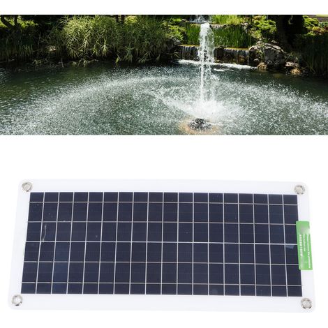 Pompe solaire submersible 10 W, pompe de fontaine solaire silencieuse, 12 V (1/5)