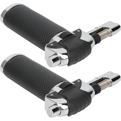 2 Stück Butanbrenner, nachfüllbar, handlich, Mini-Zünder, tragbare Flammenpistole, Heizgerät (1/5)